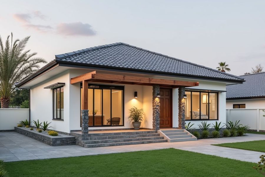 Biệt thự nhà vườn phong cách Nhật Bản nhỏ gọn
