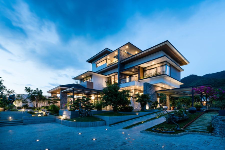 Mẫu biệt thự nhà vườn phong cách phương Tây