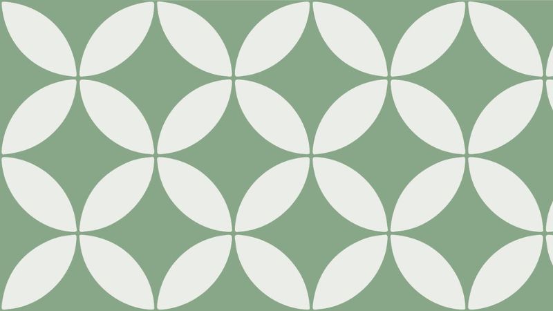 Gạch bông xanh lá cây