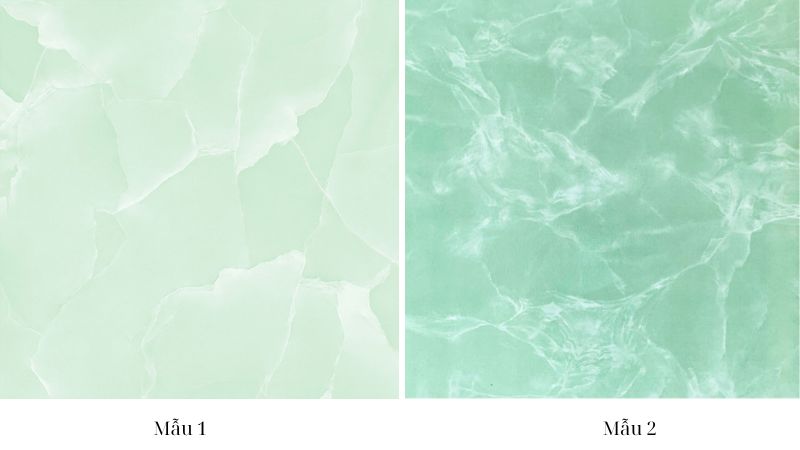 Gạch men lát nền màu xanh lá cây