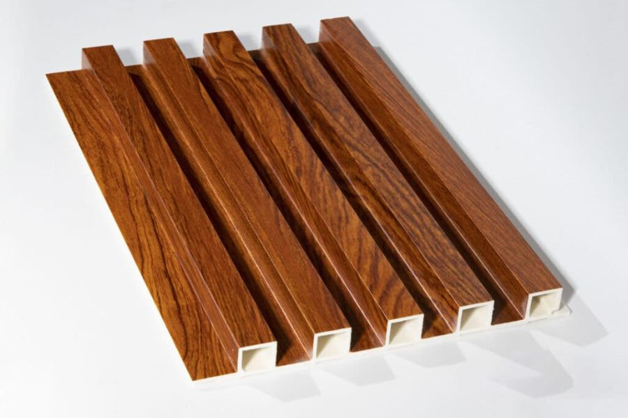Tấm ốp lam sóng PVC vân gỗ
