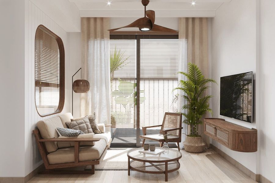 Mẫu bàn ghế gỗ đẹp cho phòng khách