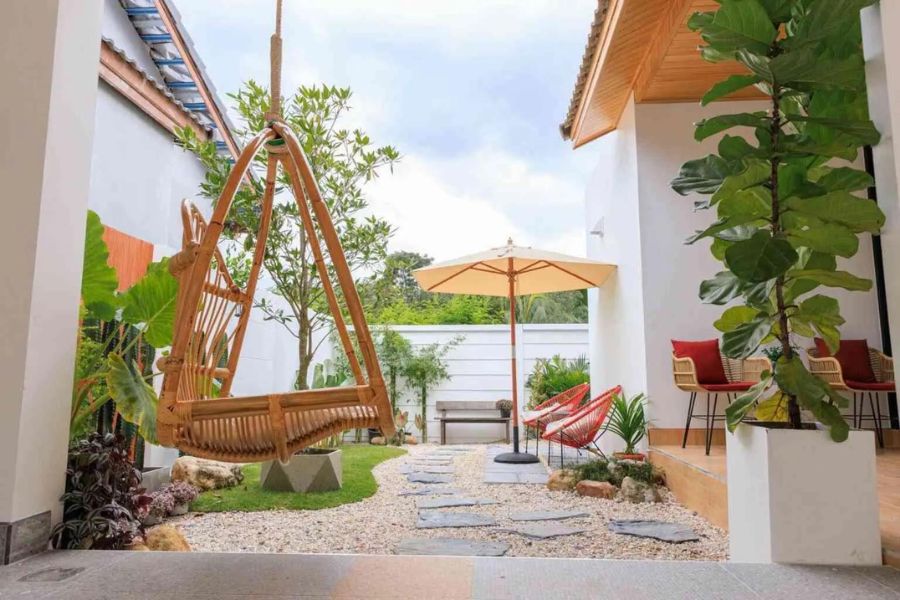 mẫu sân vườn đẹp và hiện đại