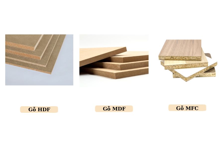 Phân biệt gỗ HDF, MDF và MFC