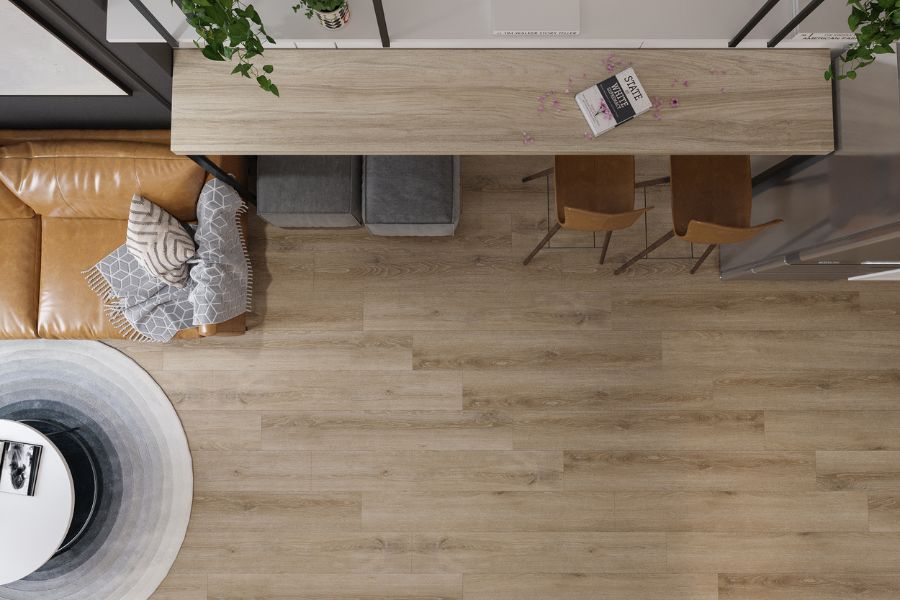 Sàn gỗ laminate màu sắc tự nhiên