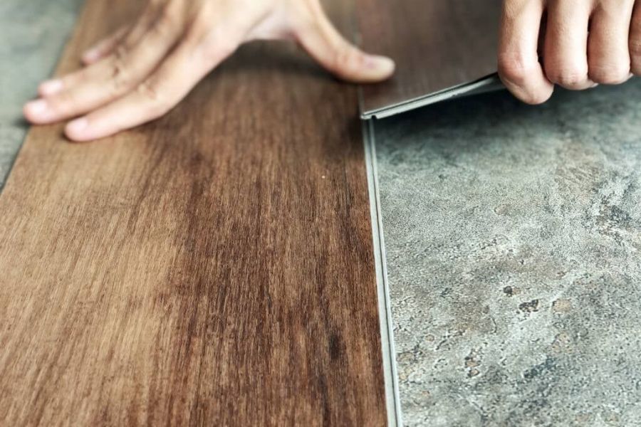 Sàn nhựa Vinyl hèm khóa