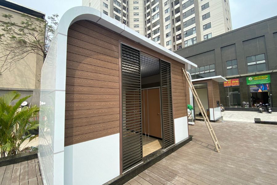Tấm nhựa ốp tường ngoài trời