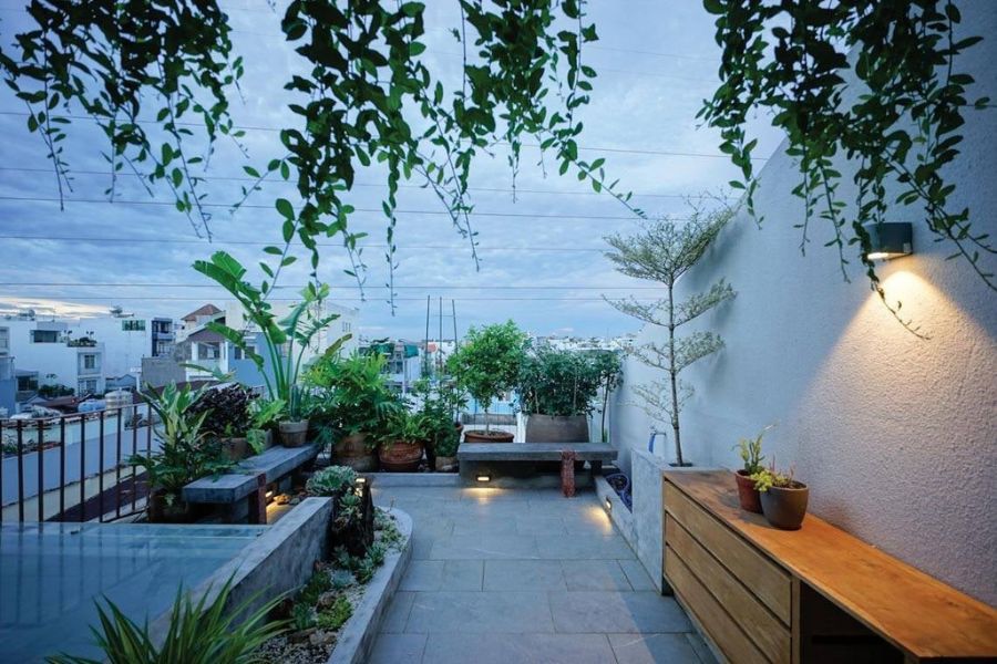 Sân thượng thiết kế đẹp