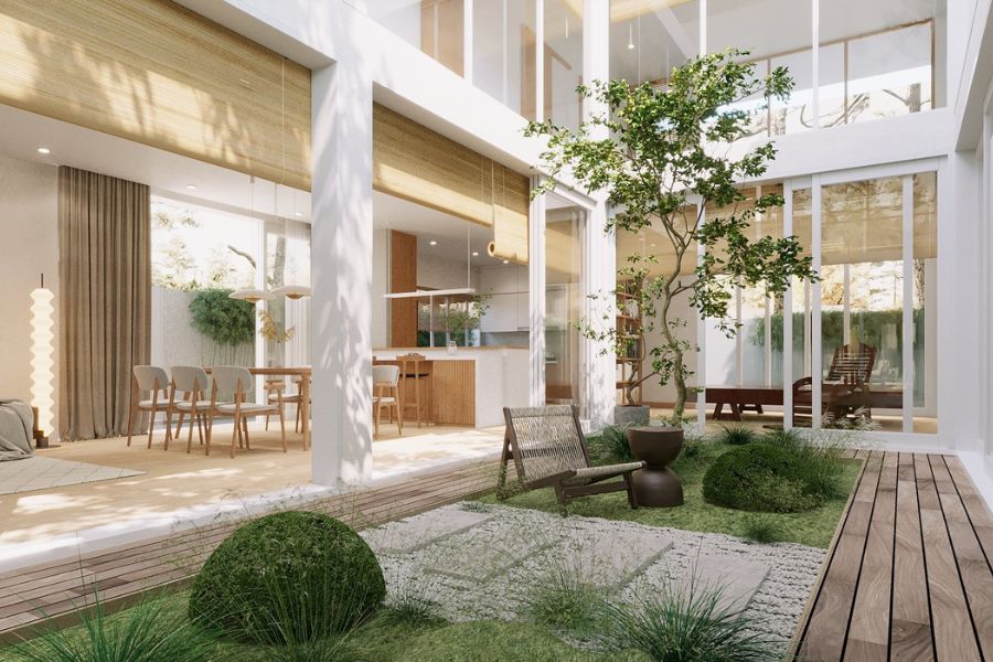 Thiết kế vườn nhà đẹp