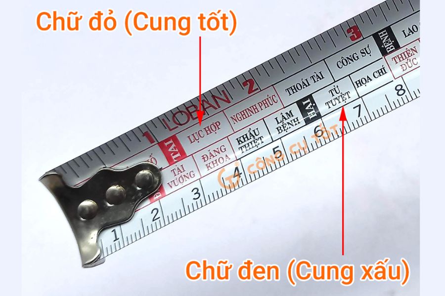 Thước lỗ ban cuộn