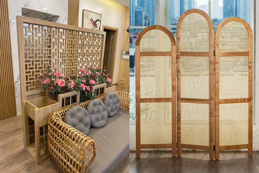Mẫu vách ngăn di động đẹp
