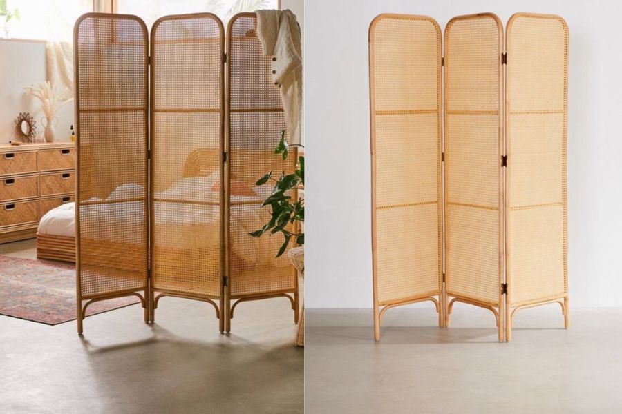 Vách ngăn phòng chất liệu truyền thống